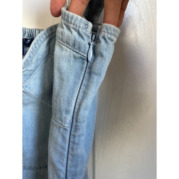 Gap Sweetheart Blue Denim Mini Dress Women’s Medium - Picture 9 of 10